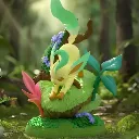 Pokemon-FUNISM-Relax-and-Enjoy-Eevee-Blind-Box-Leafeon.webp