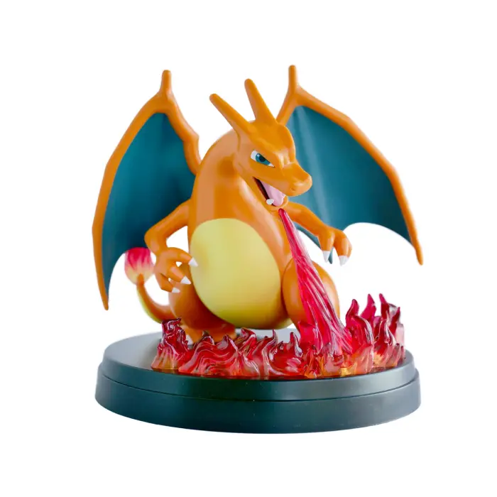 FIGURINE Pokémon - Dracaufeu du Coffret Collection Super Premium