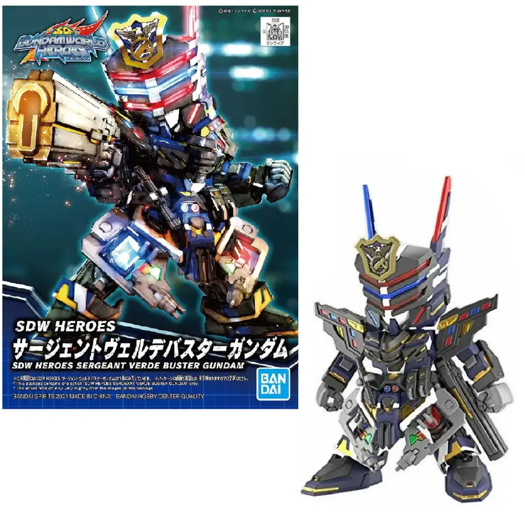GUNDAM - SDW Heroes Sergeant Verde Buster Gundam - Model Kit