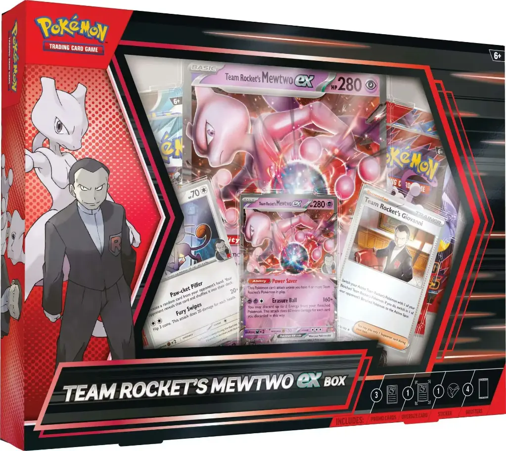 Coffret - EV10 - Ex 4 boosters Mewtwo abîmé (FR)