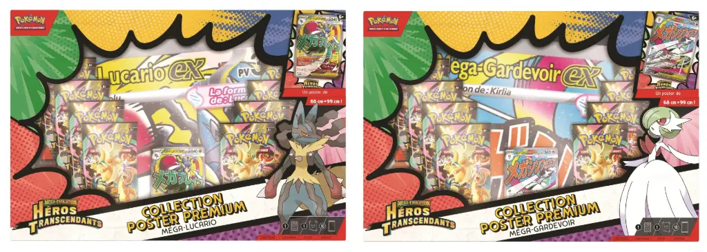 [POK1010302102] ME02.5 - Collection poster Premium Méga-Lucario ou Méga-Gardevoir (FR)