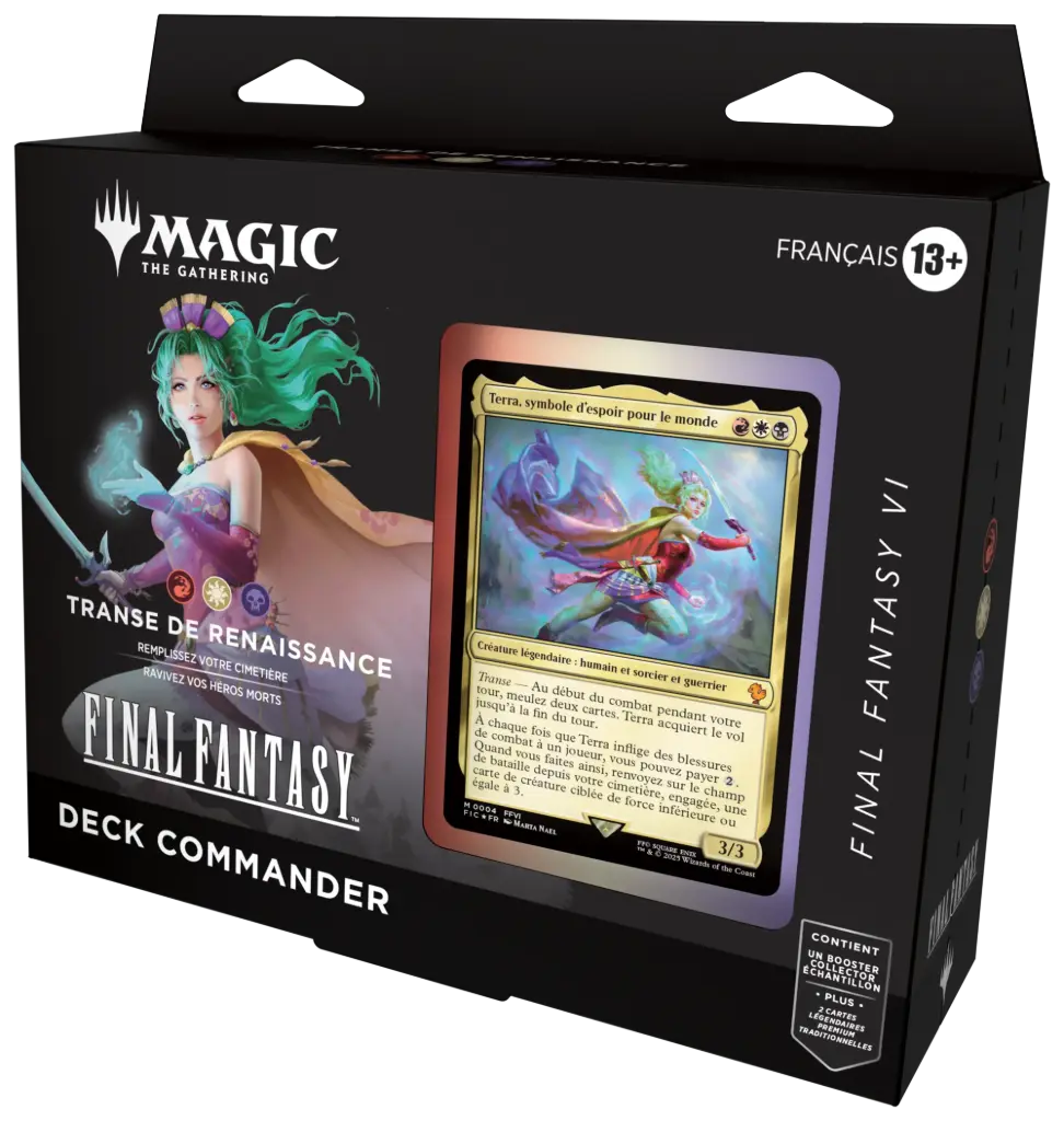 FINAL FANTASY - Deck Commander MTG display (FR) x4