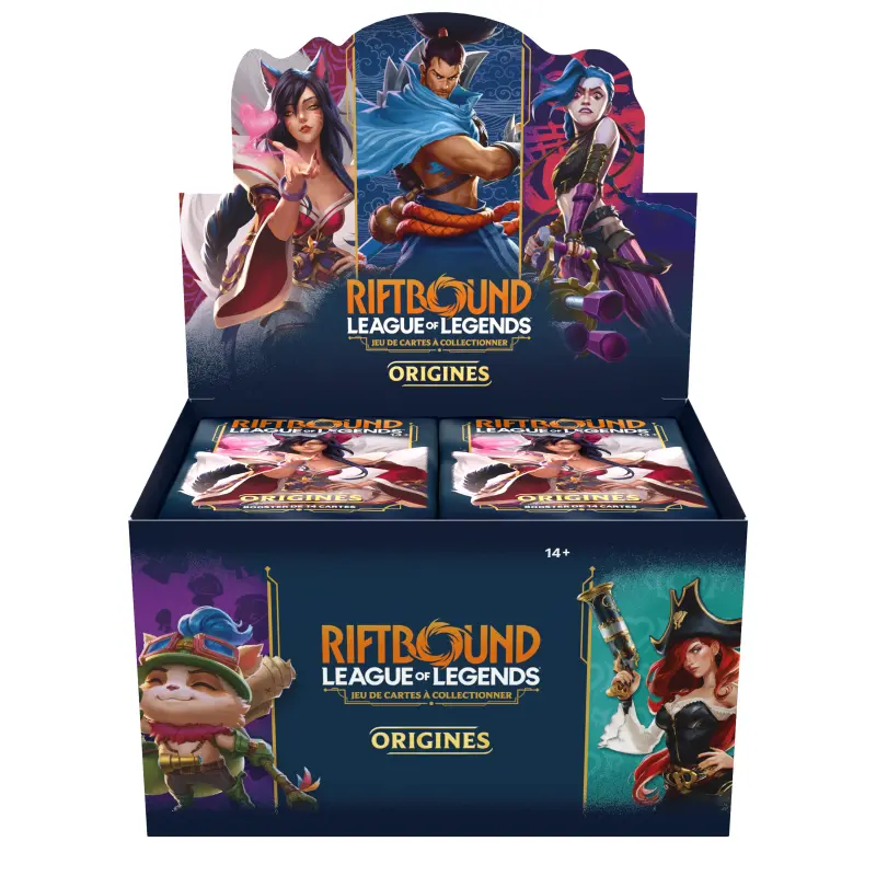 [RB-01BD01-FR] Riftbound : League of Legends TCG - 1er Set : Display Origines (x24 boosters) (FR)