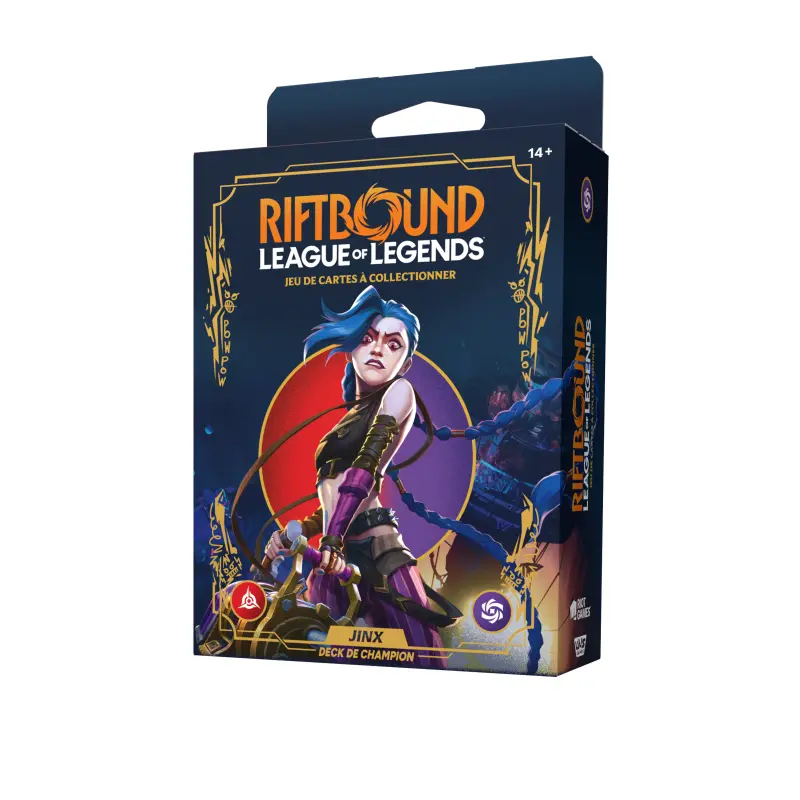 [RB-01PD01-FR] Riftbound : League of Legends TCG - Set 1 : Origines Deck de Champion - Lee Sin / Viktor / Jinx (FR) (Jinx (FR))