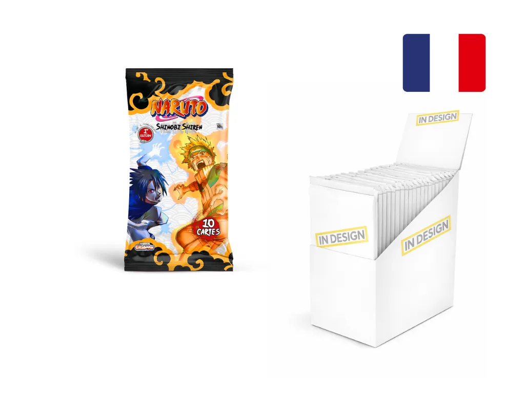 [NCG-NARFR-2-BX-B24-OU] NARUTO - Mythos - HINOBI SHIREN - Set 2 - 1er Edition Display (x24 booster) (FR)