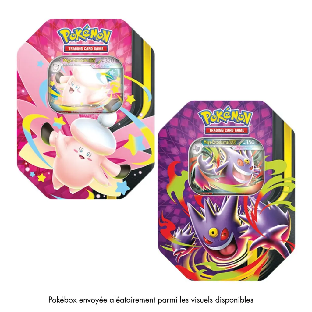 [POK1010389102] ME - Pokébox 4 boosters Méga-Ectoplasma ou Méga-Mélodelfe x1 aléatoire (FR)