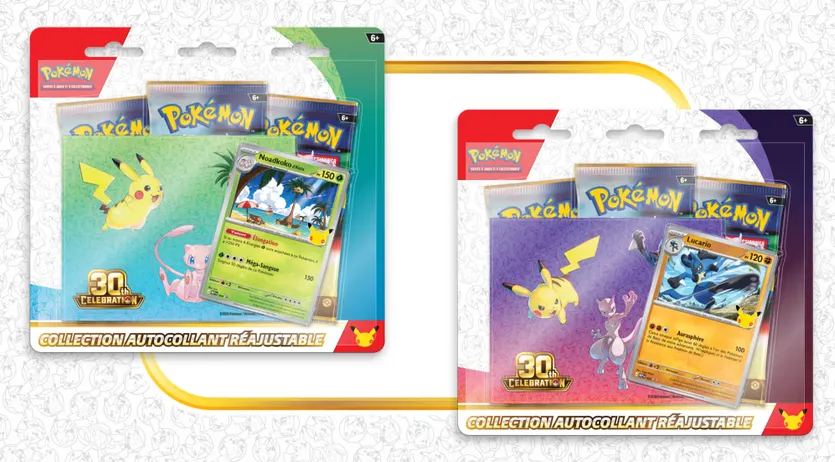 30C - Tripack Collection Autocollant 30e Anniversaire (FR)