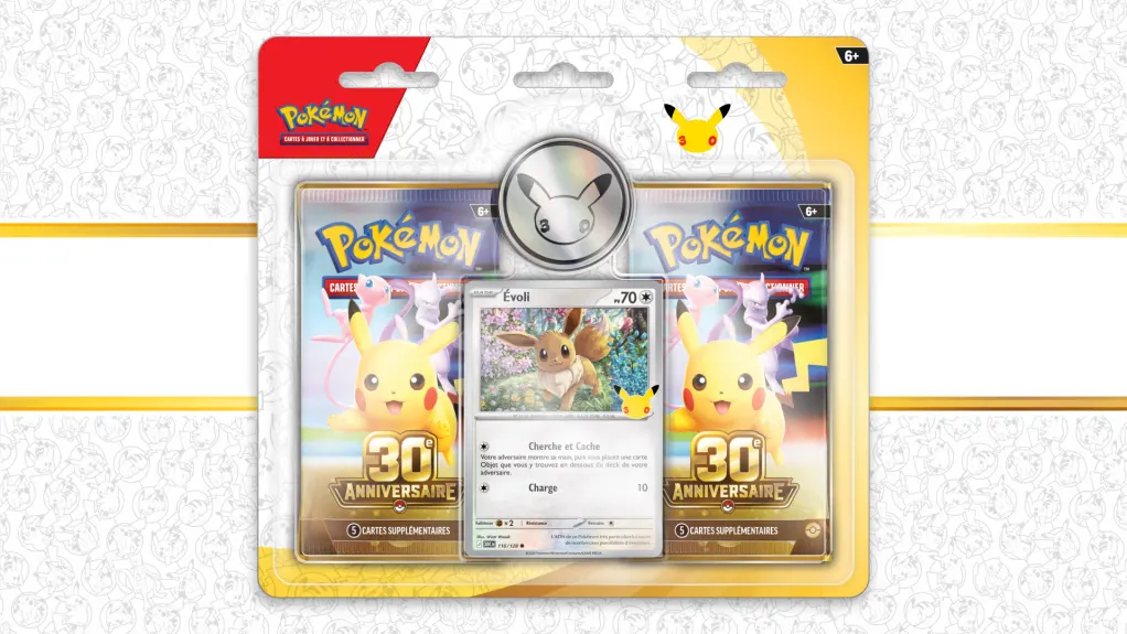 [POK1010666105] 30C - Duo Pack 2 boosters 30e Anniversaire (FR)
