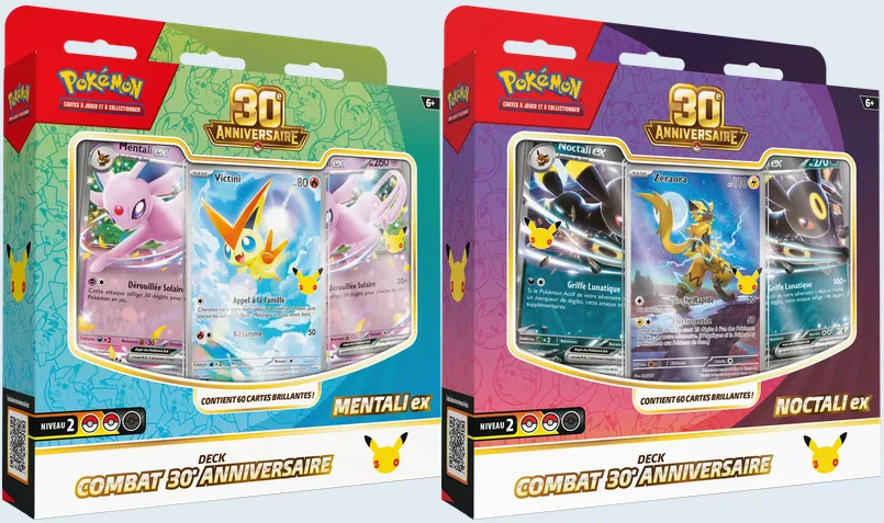 30C - Deck Combat Mentali-Ex / Noctali-Ex 30e Anniversaire (FR) (Mentali-Ex)
