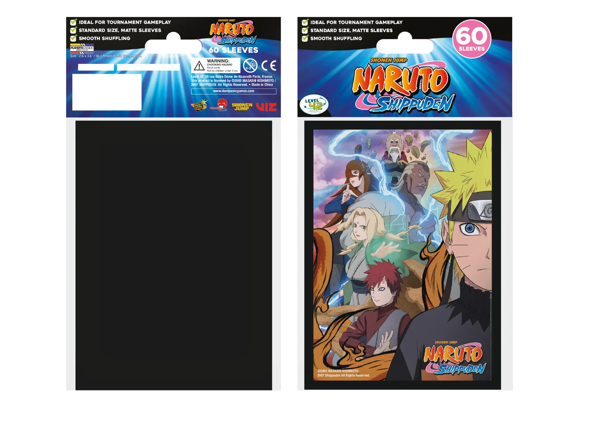 NARUTO Shippuden - SLEEVE - Protèges Cartes (taille japonaise) | Ninja Fight