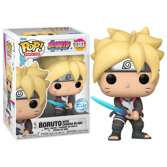 BORUTO - POP Animation N° 1383 - Boruto avec Epée de Chakra avec Chase (Boruto avec Epée de Chakra normal)