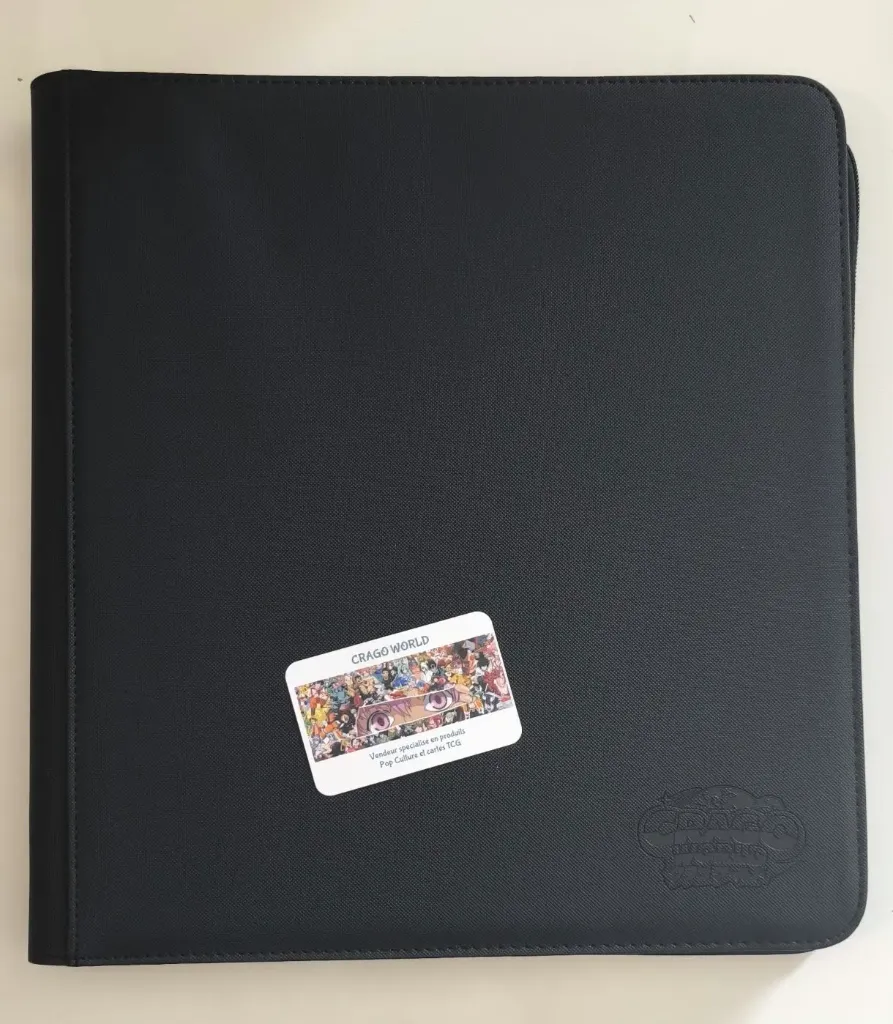 CLASSEUR : BINDER Cragoworld qualité premium 4x3 - 22 pages (528 cards) - plusieurs colorie (noir)