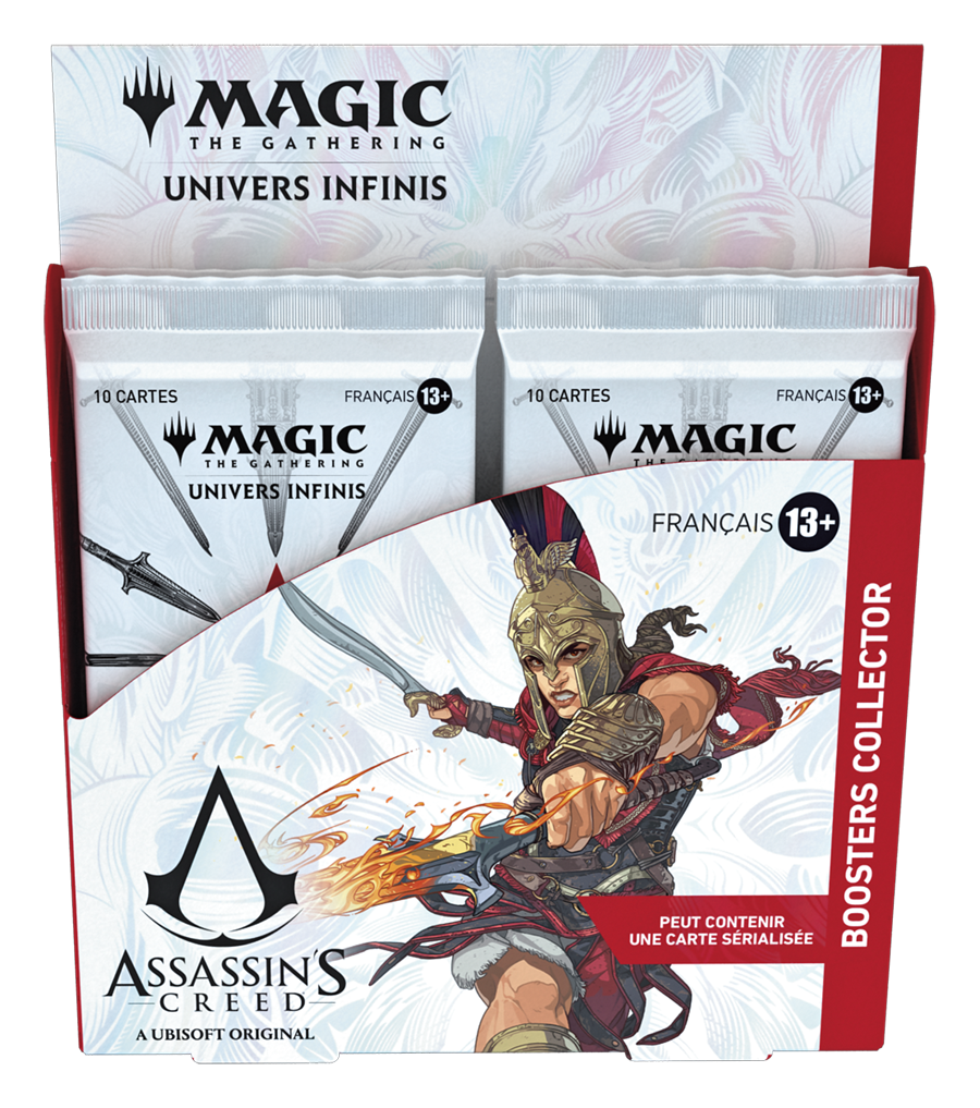 [WOTCD35851010] Univers INFINIS : présentoir boosters collectors Assassin's CREED (FR)