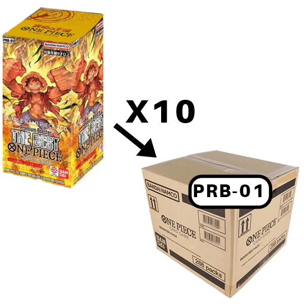 ONE PIECE - PRB 01 "The Best" case de 10 displays (JPN)