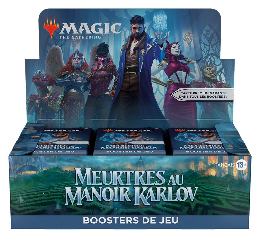 [D30251010] Meurtres au manoir Karlov : Boîte de boosters (FR)