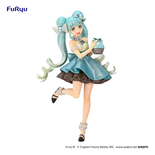 [221666 / 15456] HATSUNE MIKU - Chocolate Mint Pearl Color - Statuette 17cm