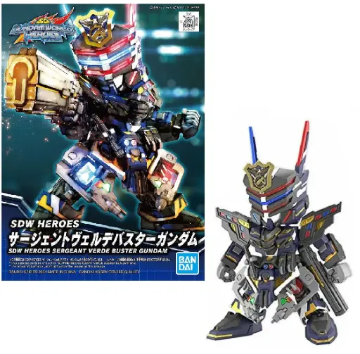 [194034] GUNDAM - SDW Heroes Sergeant Verde Buster Gundam - Model Kit