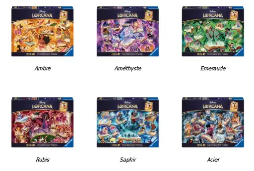 LORCANA - Ambre - Puzzle 1000P + 1 carte promo