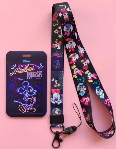 PORTE CARTE - Disney Mickey Néon