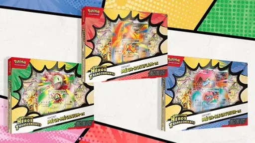 ME02.5 - Coffret Méga-Méganium ou Méga-Roitiflam-ex ou Méga-Aligatueur-ex (FR)