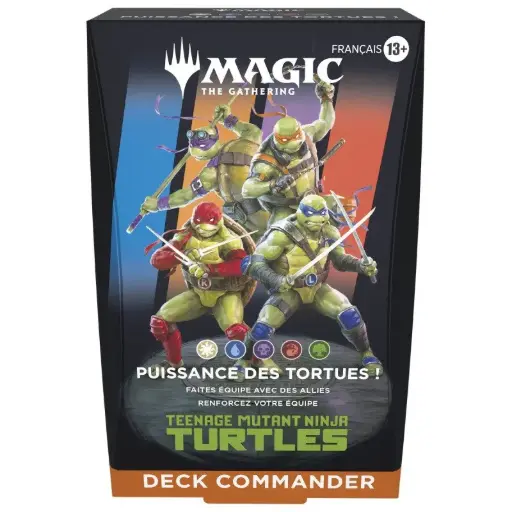 TORTUE NINJA - Deck Commander Puissances des tortues (FR)
