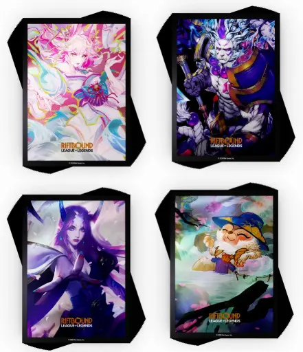 Riftbound : League of Legends TCG - Spiritforged Art Sleeves 100 Pack SET 2