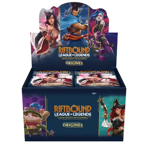 [RB-01BD01-FR] Riftbound : League of Legends TCG - 1er Set : Display Origines (x24 boosters) (FR)
