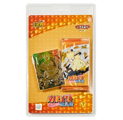 [KN Blister 5 Yuan S1] Naruto : Blister de quatre booster + une carte promo 5 yuan Série 1